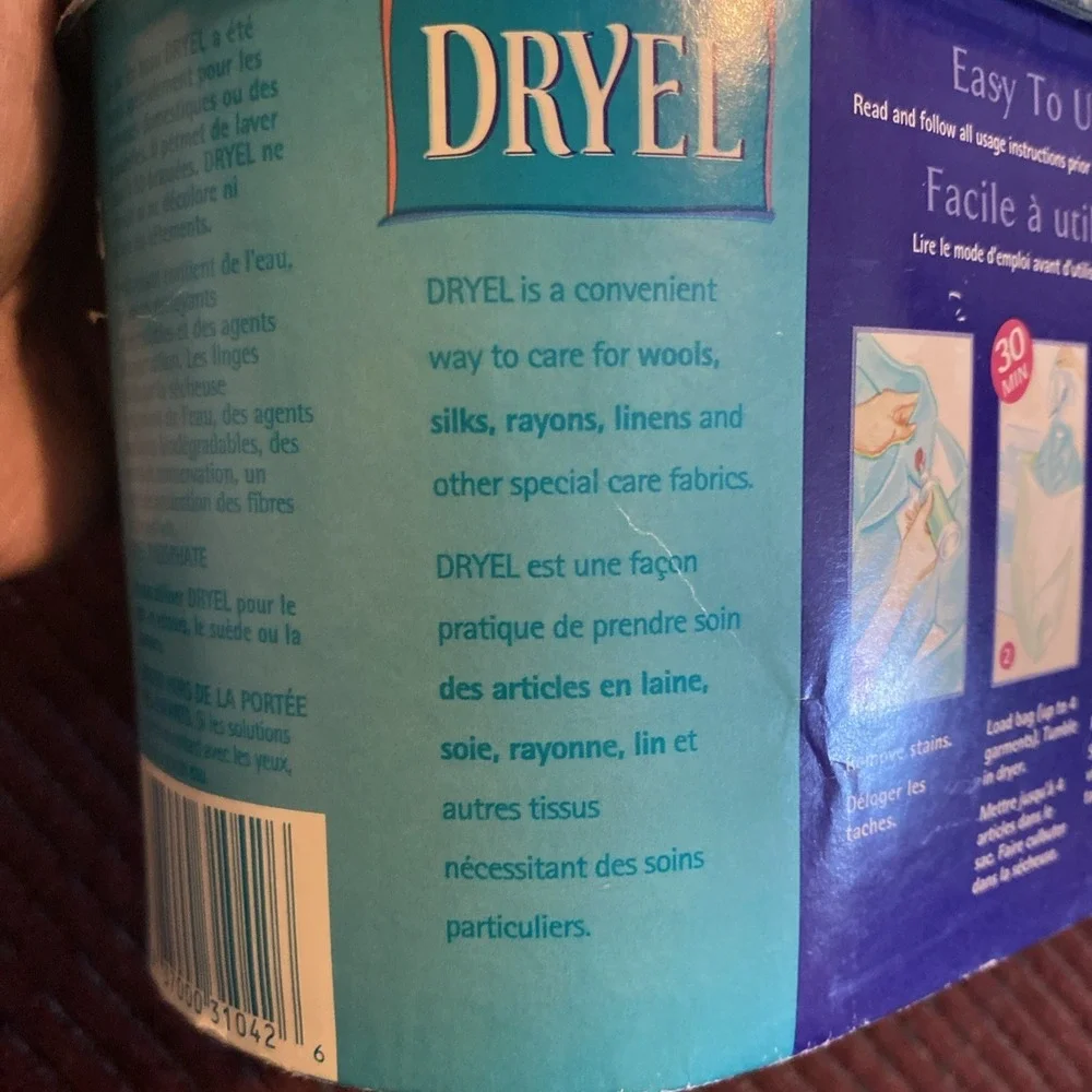 VTG DRYEL AT HOME DRY CLEANER STARTER KIT IN BOX 2001